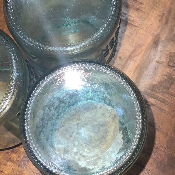 Teal Mason Perfect Jars Lot of 3 pint 16 oz - Picture 6 of 7
